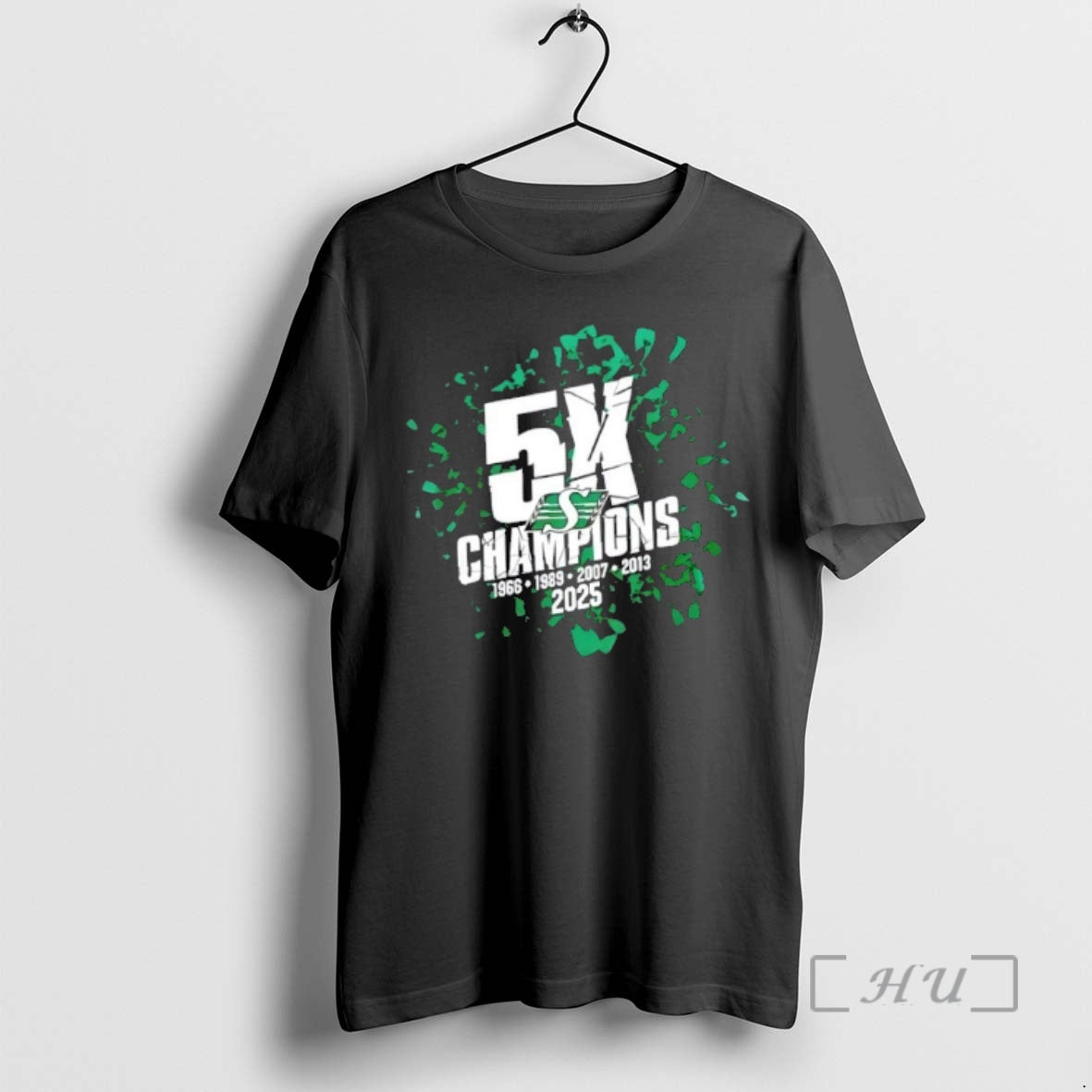 Trending Saskatchewan Roughriders 2025 Grey Cup 5x Champions 2 Sided - clothing by TeeHivey.com