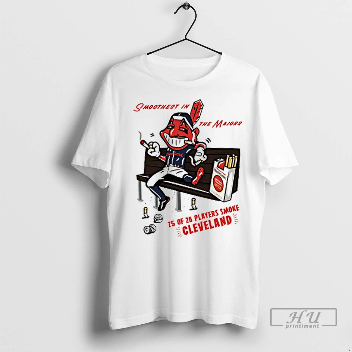 Trending Smoothest In The Majors 25 0f 26 Players Smoke Cleveland Guardians T Shirts