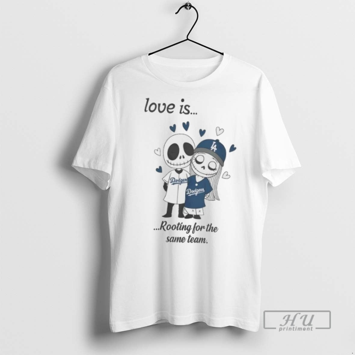 Trending Spooky Couple Love Is Rooting For The Same Team La Dodgers Halloween - clothing by TeeHivey.com