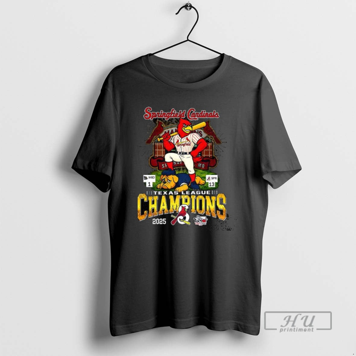 Trending Springfield Cardinals 2025 Texas League Champions Mascot T Shirts