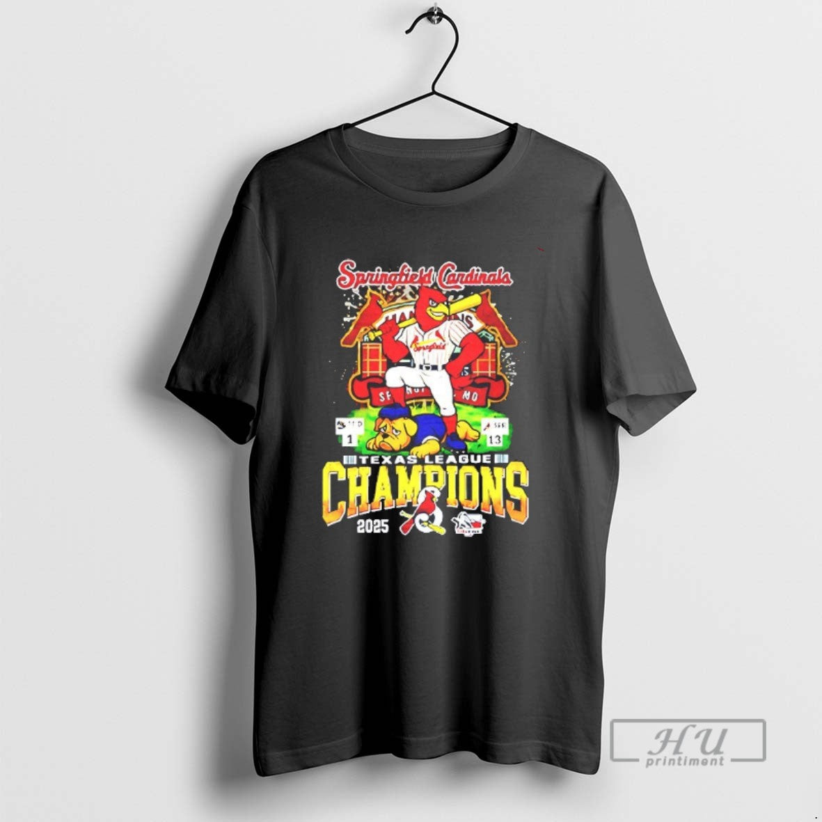 Trending Springfield Cardinals Texas League Champions 2025 Mascot T Shirts