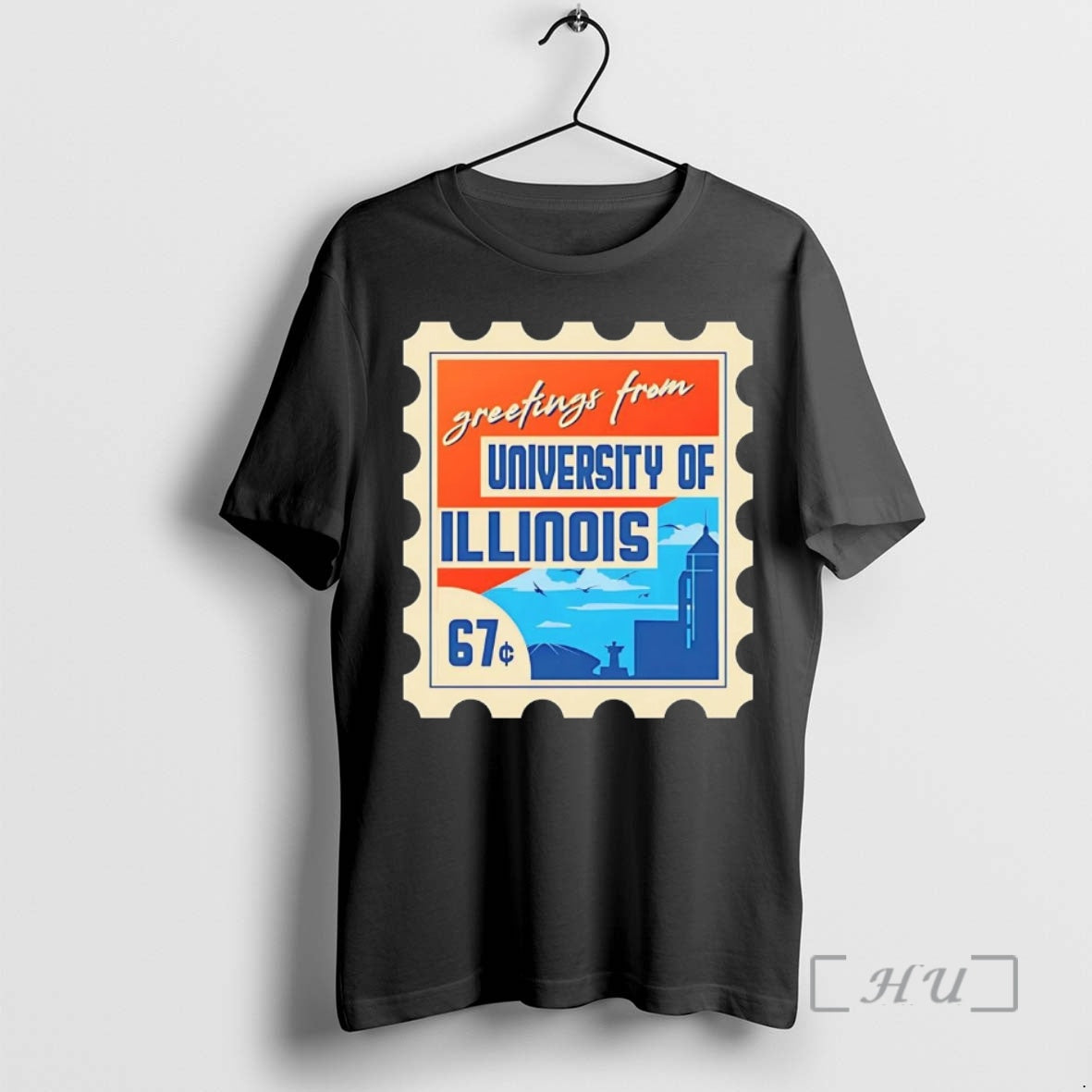 Trending Stamp Greetings From University Of Illinois - clothing by TeeHivey.com
