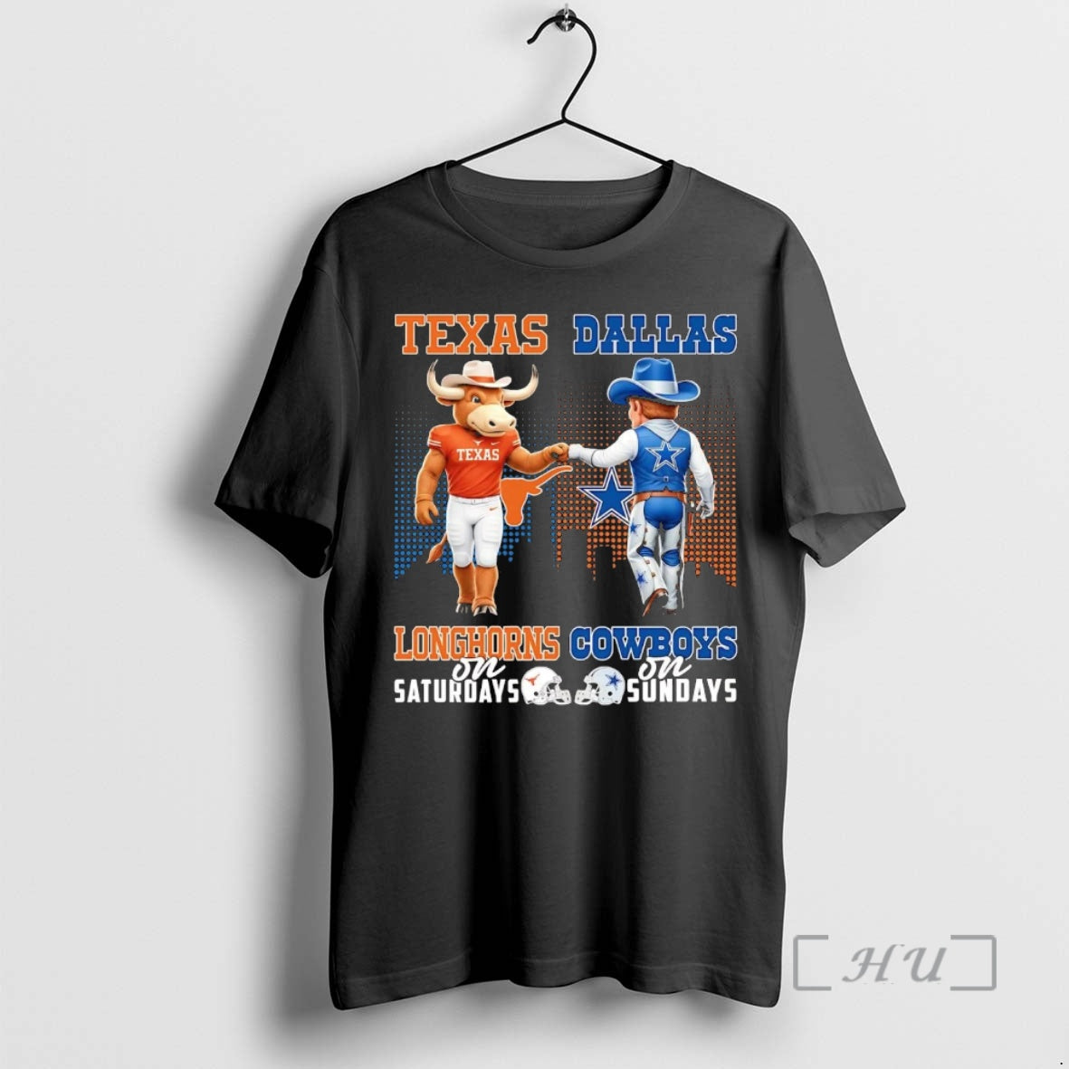 Trending Texas Longhorns On Saturdays Dallas Cowboys On Sundays Mascot - clothing by TeeHivey.com