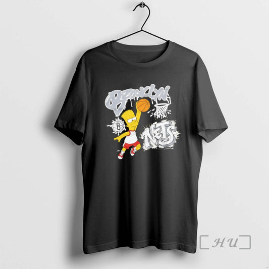 Trending The Bart Simpson X Brooklyn Nets Basketball - clothing by TeeHivey.com