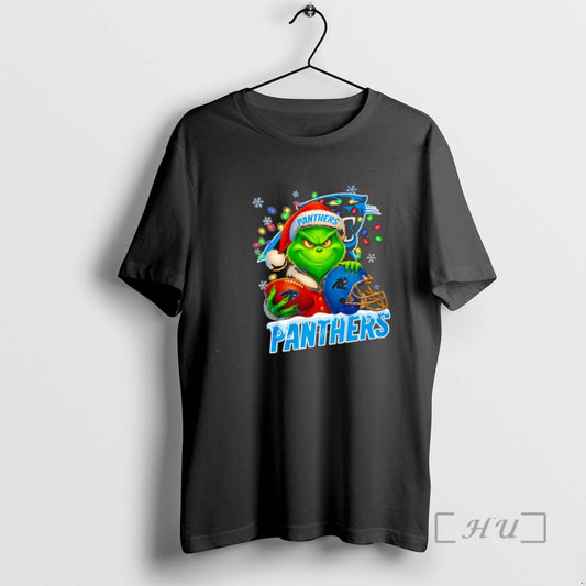 Trending The Grinch Love Carolina Panthers Football Lights Christmas 25 - clothing by TeeHivey.com