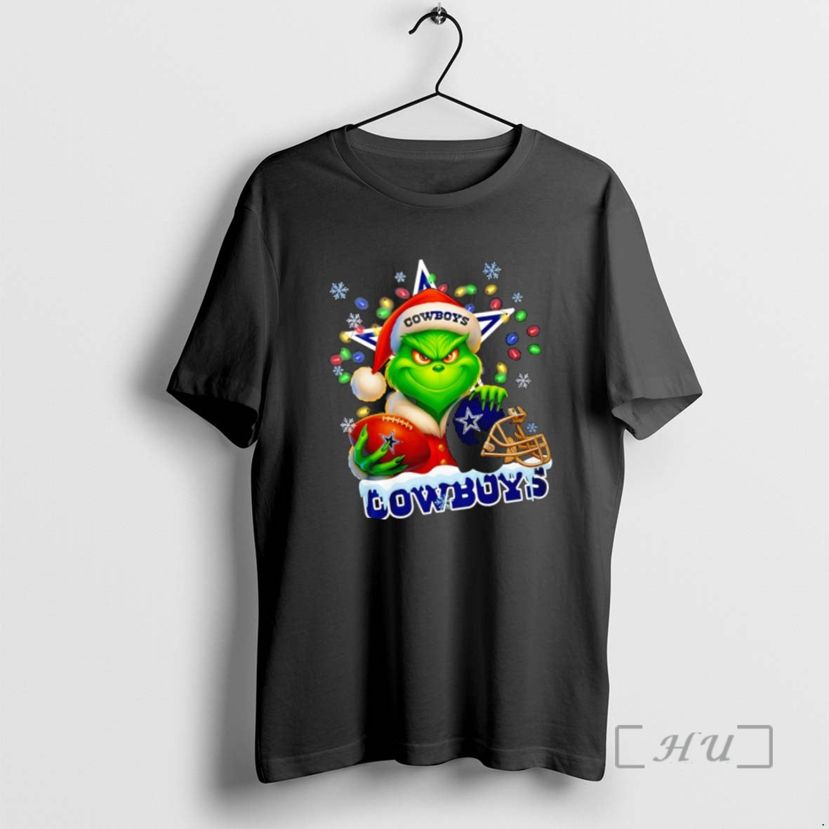 Trending The Grinch Love Dallas Cowboys Football Lights Christmas 25 - clothing by TeeHivey.com