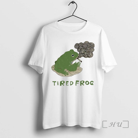 Trending Tired Japanese Frog Smoking Funny Meme - clothing by TeeHivey.com