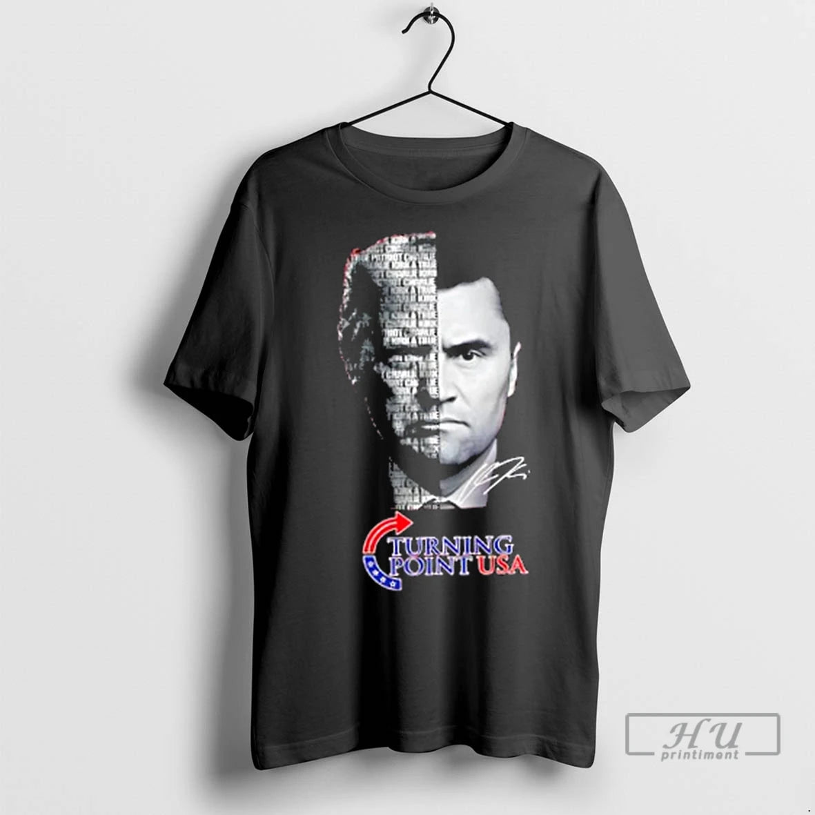 Trending Trump X Charlie Kirk Turning Point Usa Signature T Shirts