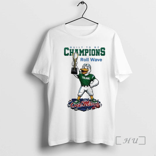 Trending Tulane Green Wave Ncaa College Football Playoff Game Built To Be Champions Roll Wave - clothing by TeeHivey.com