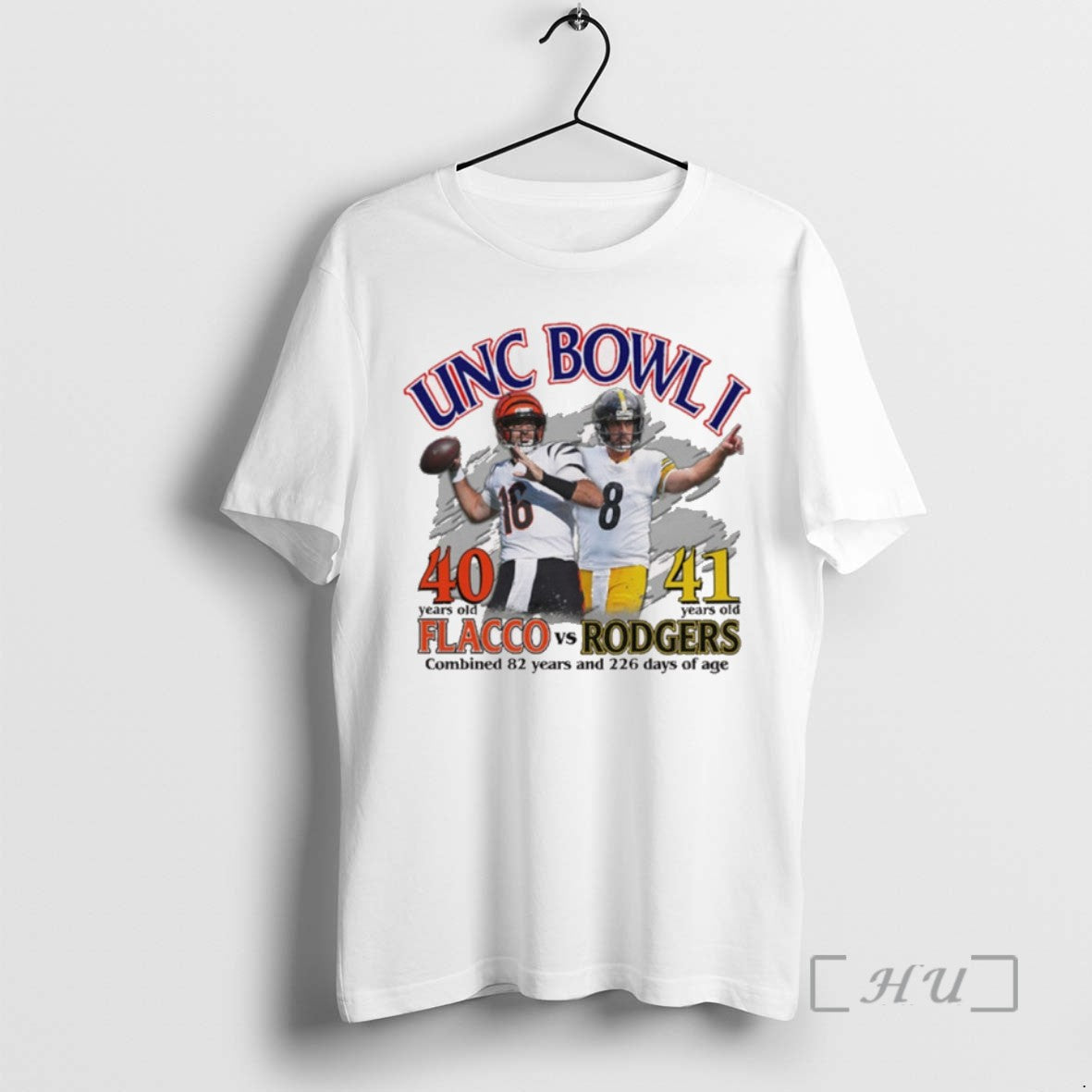 Trending Unc Bowl I Flacco Vs Rodgers Combined 82 Years And 226 Days Of Age - clothing by TeeHivey.com