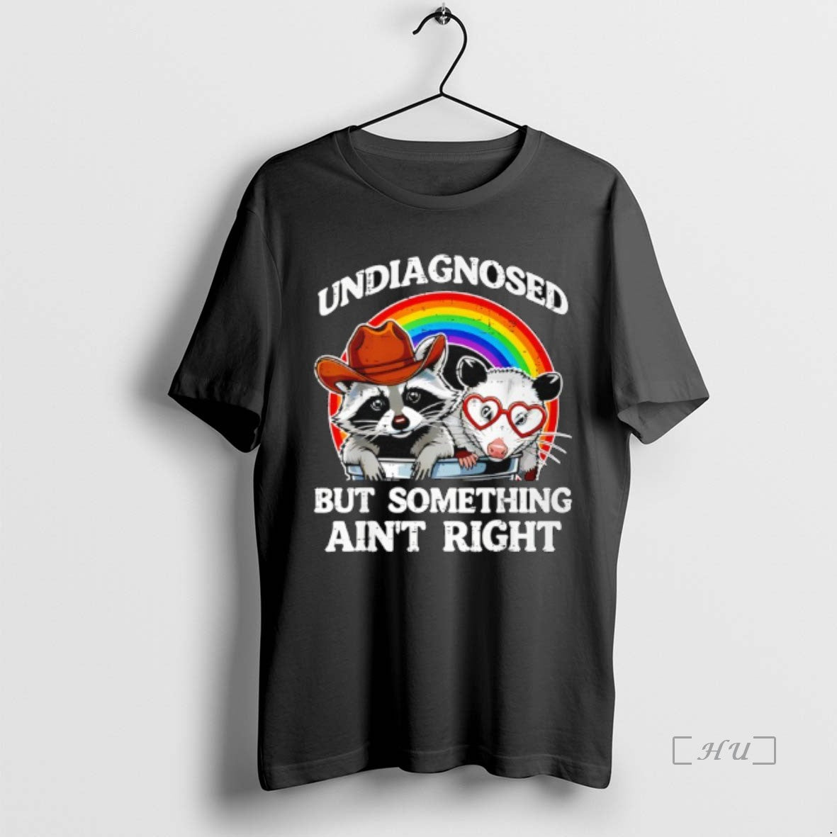 Trending Undiagnosed But Something Aint Right Raccoon Lgbt - clothing by TeeHivey.com