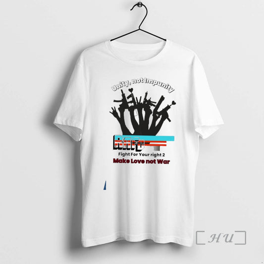 Trending Unity Not Impunity Rafc Fight For Your Right 2 Make Love Not War Premium - clothing by TeeHivey.com