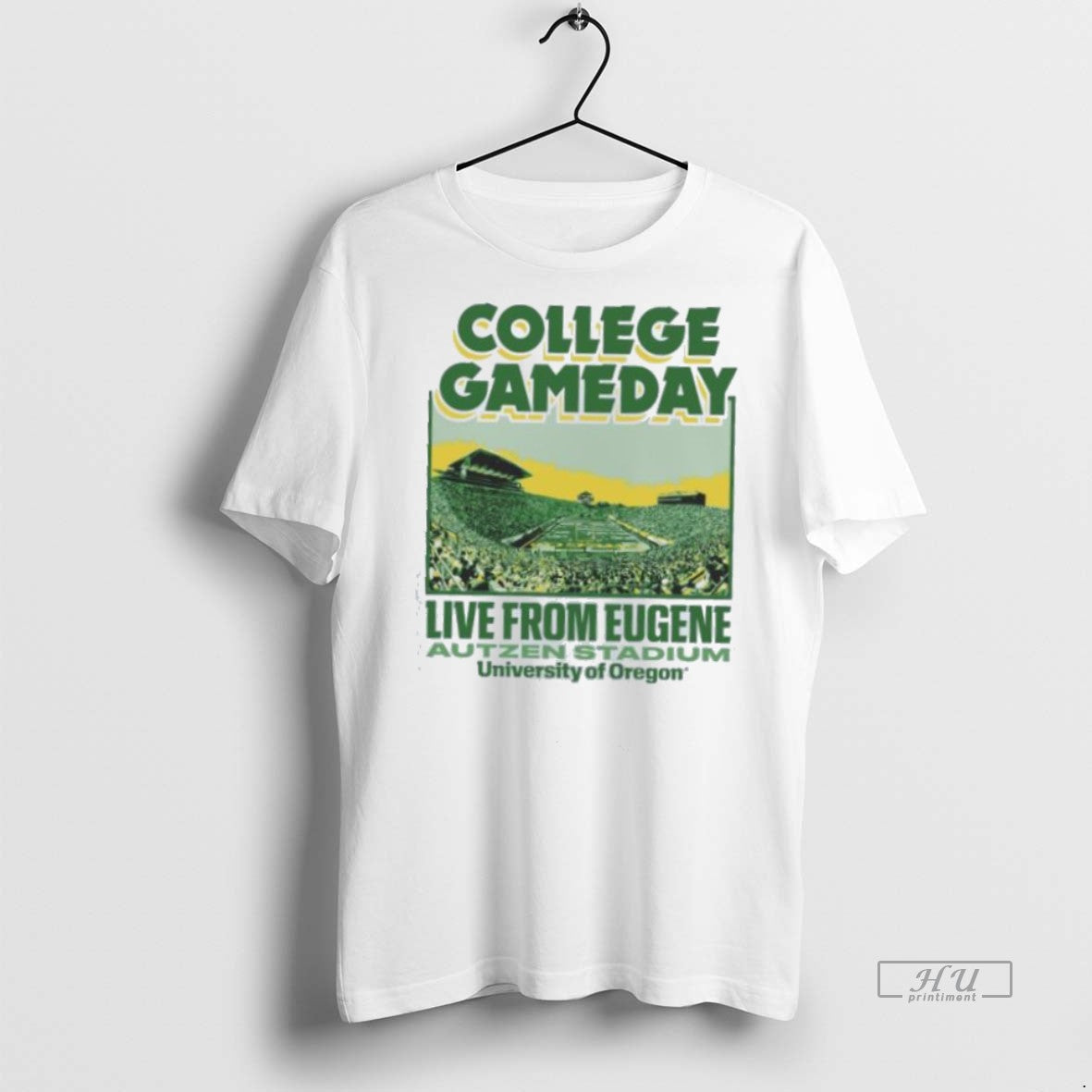 Trending University Of Oregon 2025 College Gameday Live From Eugene Autzen Stadium Graphic - clothing by TeeHivey.com