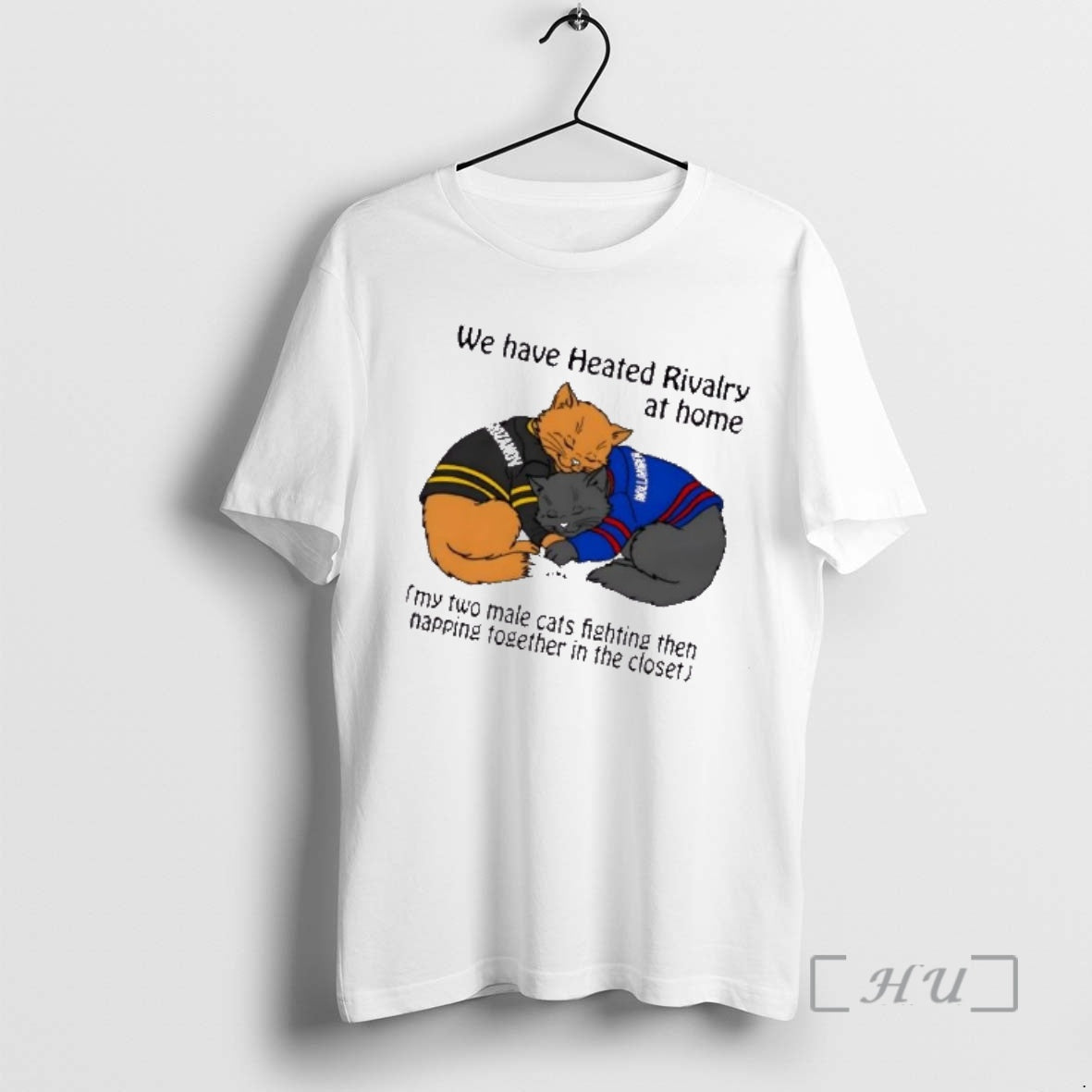 Trending We Have Heated Rivalry At Home My Two Male Cats Fighting Then Napping Together - clothing by TeeHivey.com