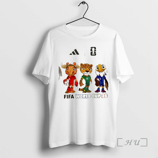 Trending World Cup 2026 Usa Canada Mexico Mascots 2 Sided - clothing by TeeHivey.com