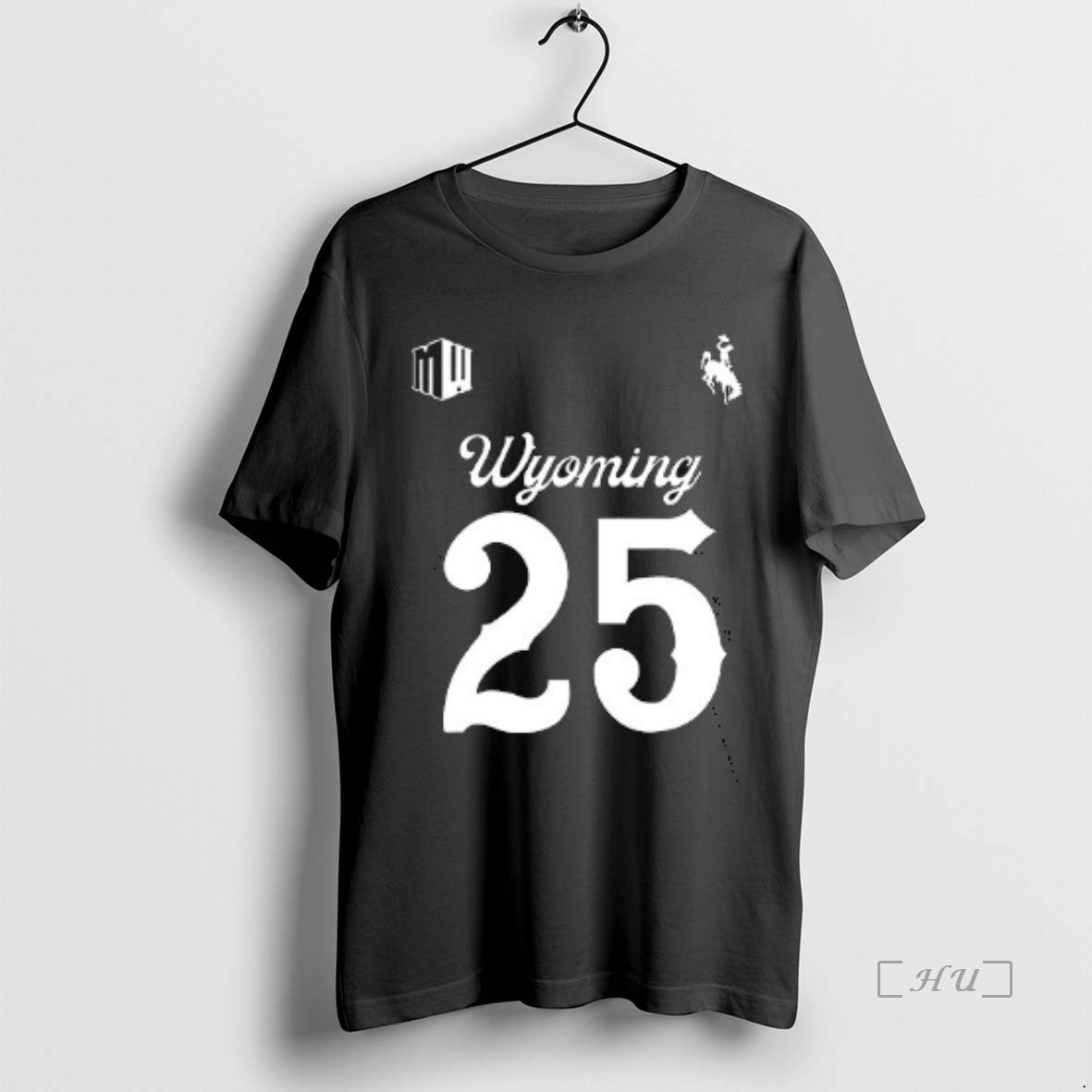 Trending Wyoming Cowboys Dark Mode 25 Double Sided Graphic - clothing by TeeHivey.com
