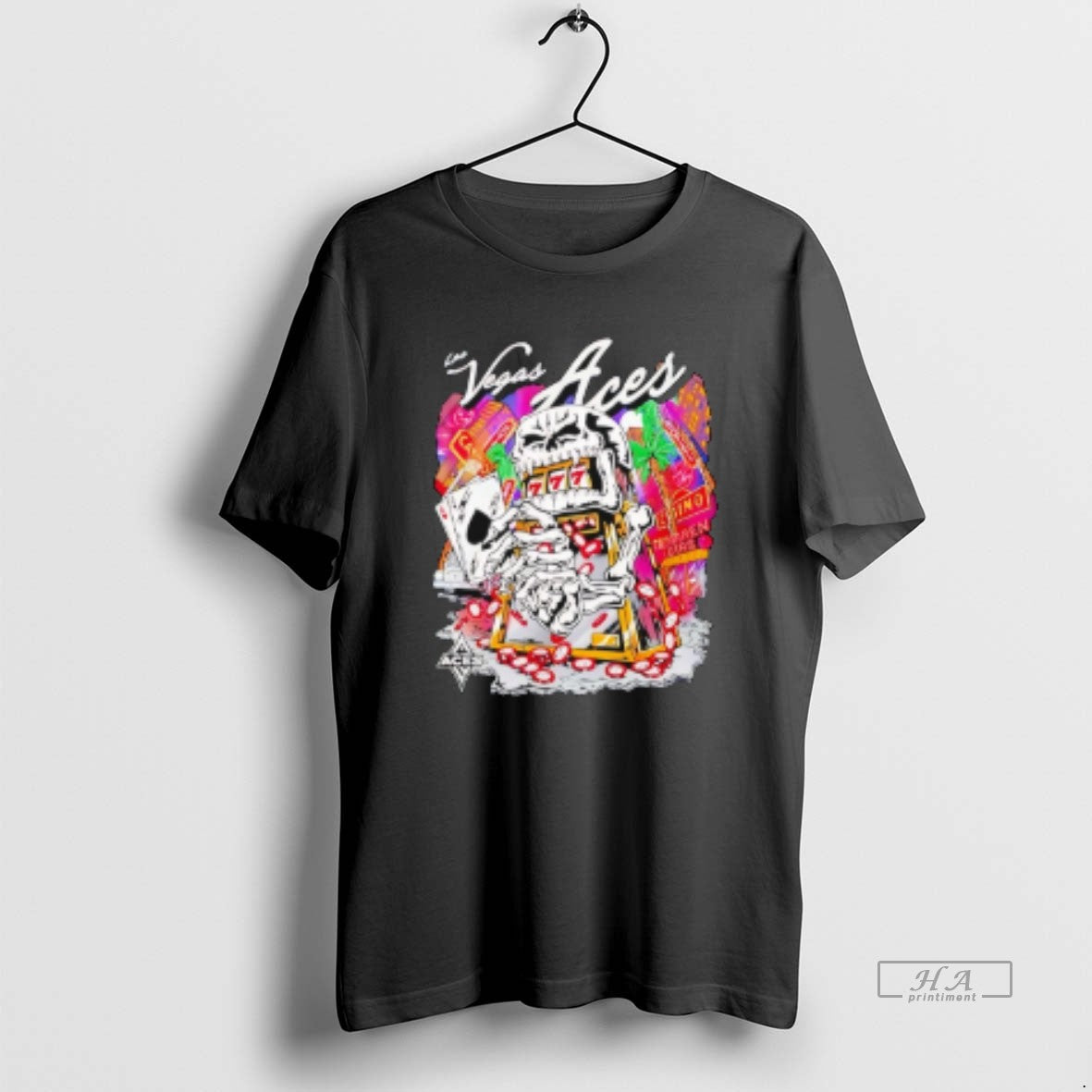 Trendy Aja Wilson Wearing Las Vegas Aces Slot Machine - clothing by TeeHivey.com