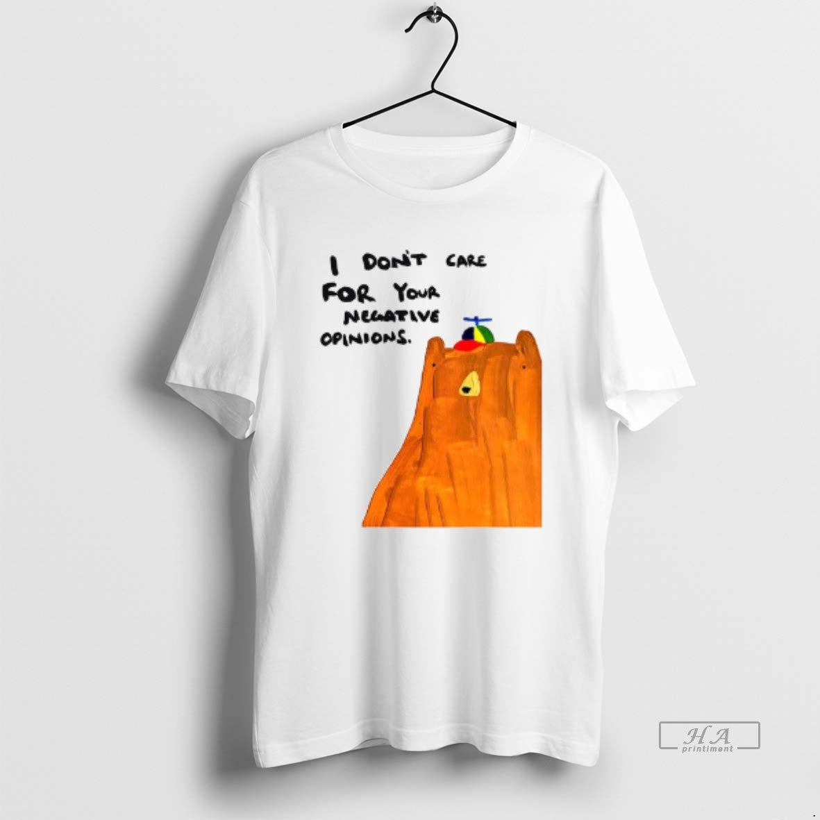 Trendy Bear I Dont Care For Your Negative Opinions Ceramic Ceramic And Classic Dad Cap - clothing by TeeHivey.com