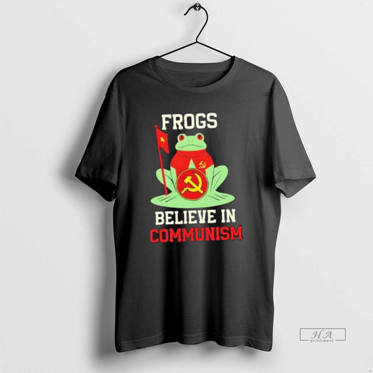 Trendy Communist Frogs Believe In Communism - clothing by TeeHivey.com