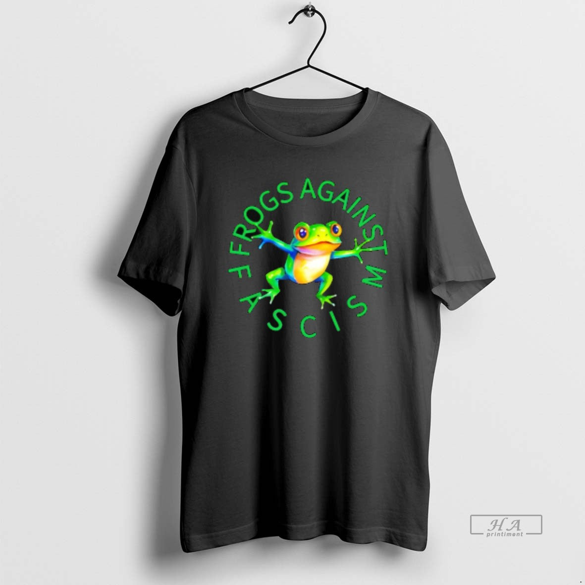 Trendy Frogs Against Fascism Frog - clothing by TeeHivey.com