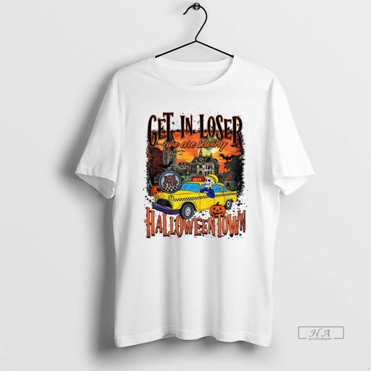 Trendy Get In Loser We Are Saving Bus Stop Halloween - clothing by TeeHivey.com