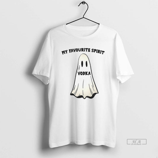 Trendy Ghost My Favourite Spirit Vodka Halloween - clothing by TeeHivey.com