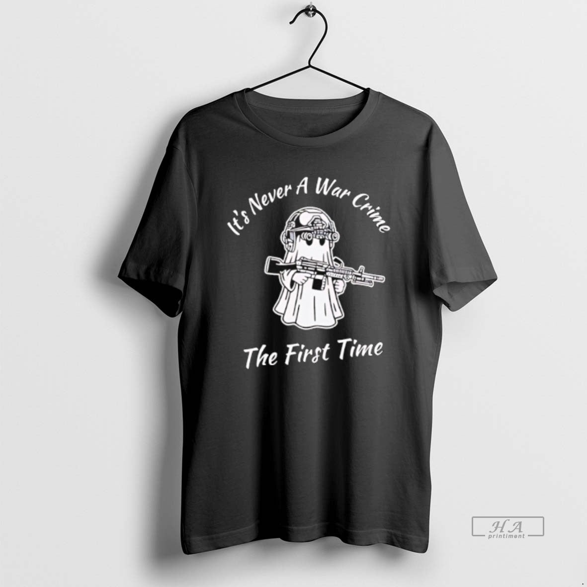 Trendy Ghost Its Never A War Crime The First Time - clothing by TeeHivey.com