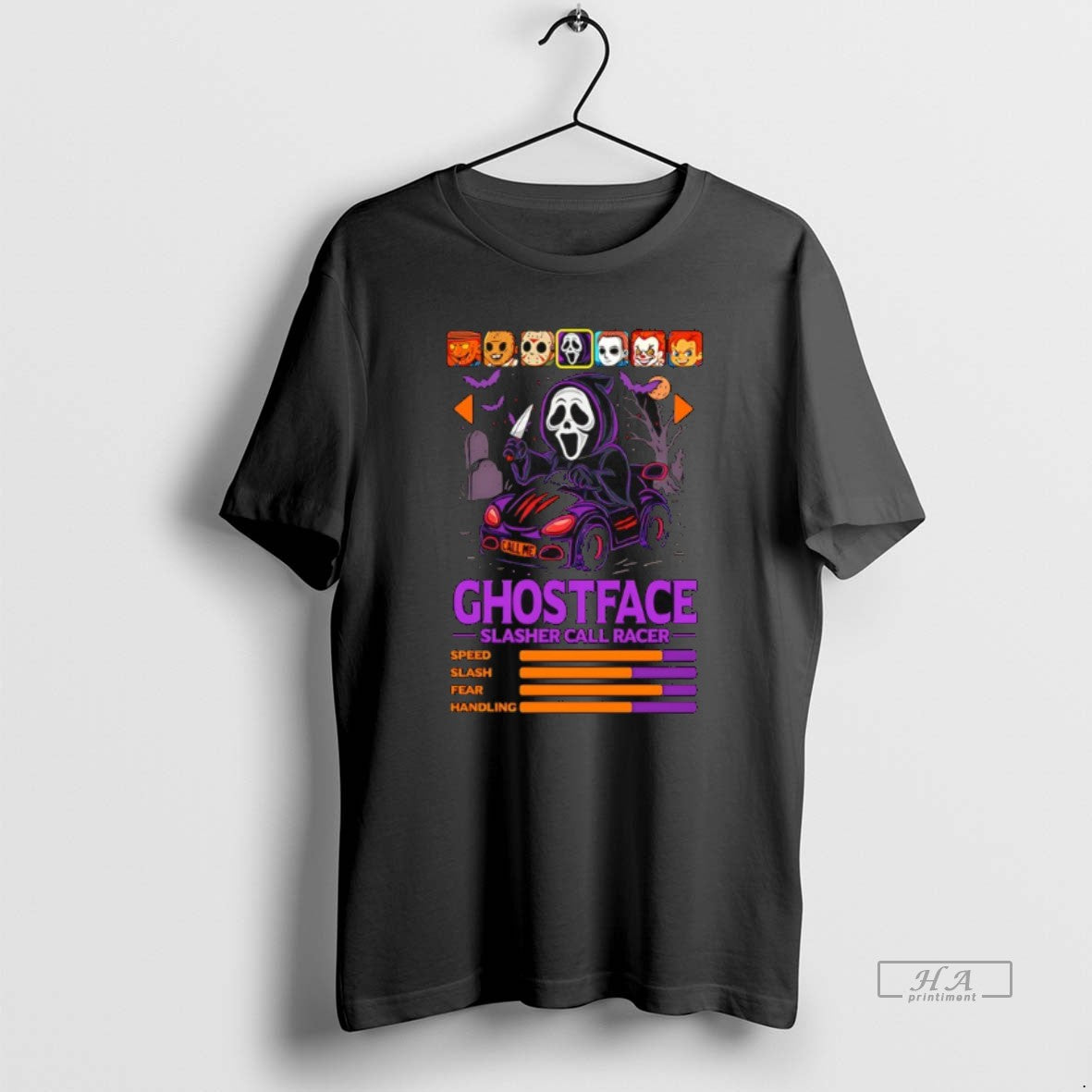 Trendy Ghostface Slasher Call Racer Speed Slash Fear Handling - clothing by TeeHivey.com