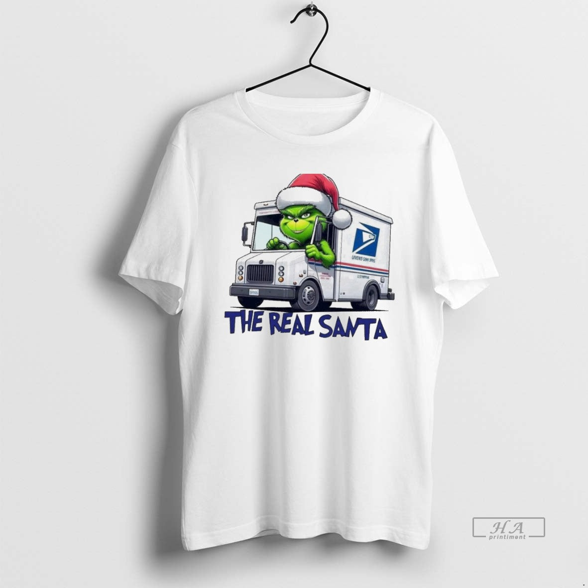 Trendy Grinch The Real Santa Christmas White - clothing by TeeHivey.com