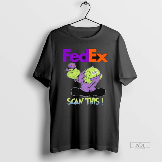 Trendy Grinch Vs Fedex Logo Scan This - clothing by TeeHivey.com