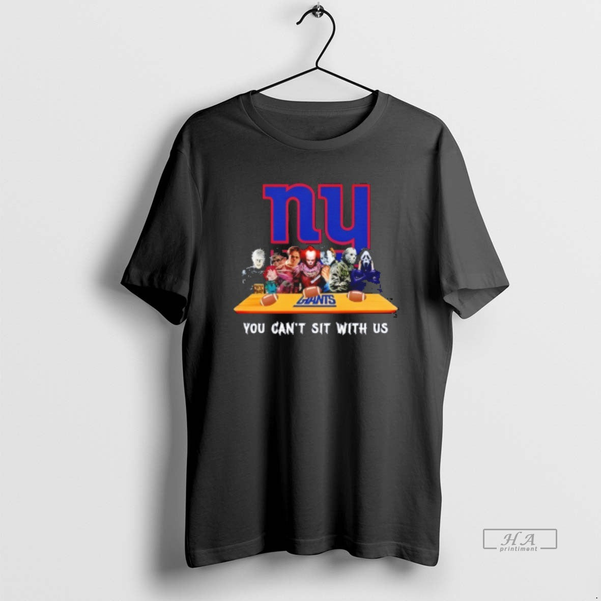 Trendy Horror Movie Characters You Cant Sit With Us New York Giants Halloween - clothing by TeeHivey.com