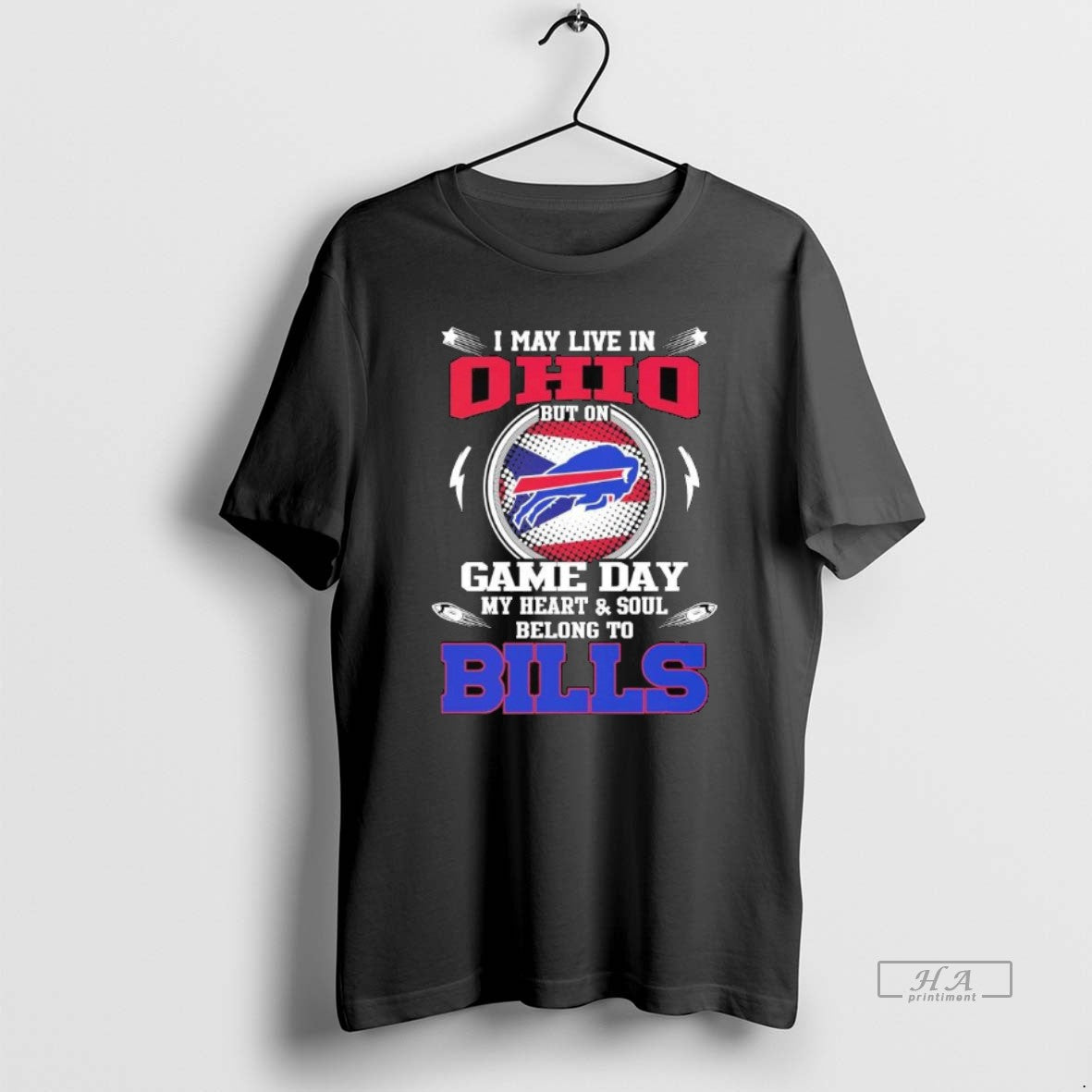 Trendy I May Live In Ohio But On Game Day My Heart Soul Belong To - clothing by TeeHivey.com