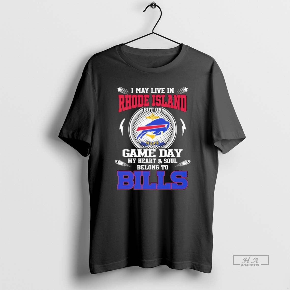 Trendy I May Live In Rhode Island But On Game Day My Heart Soul Belong - clothing by TeeHivey.com