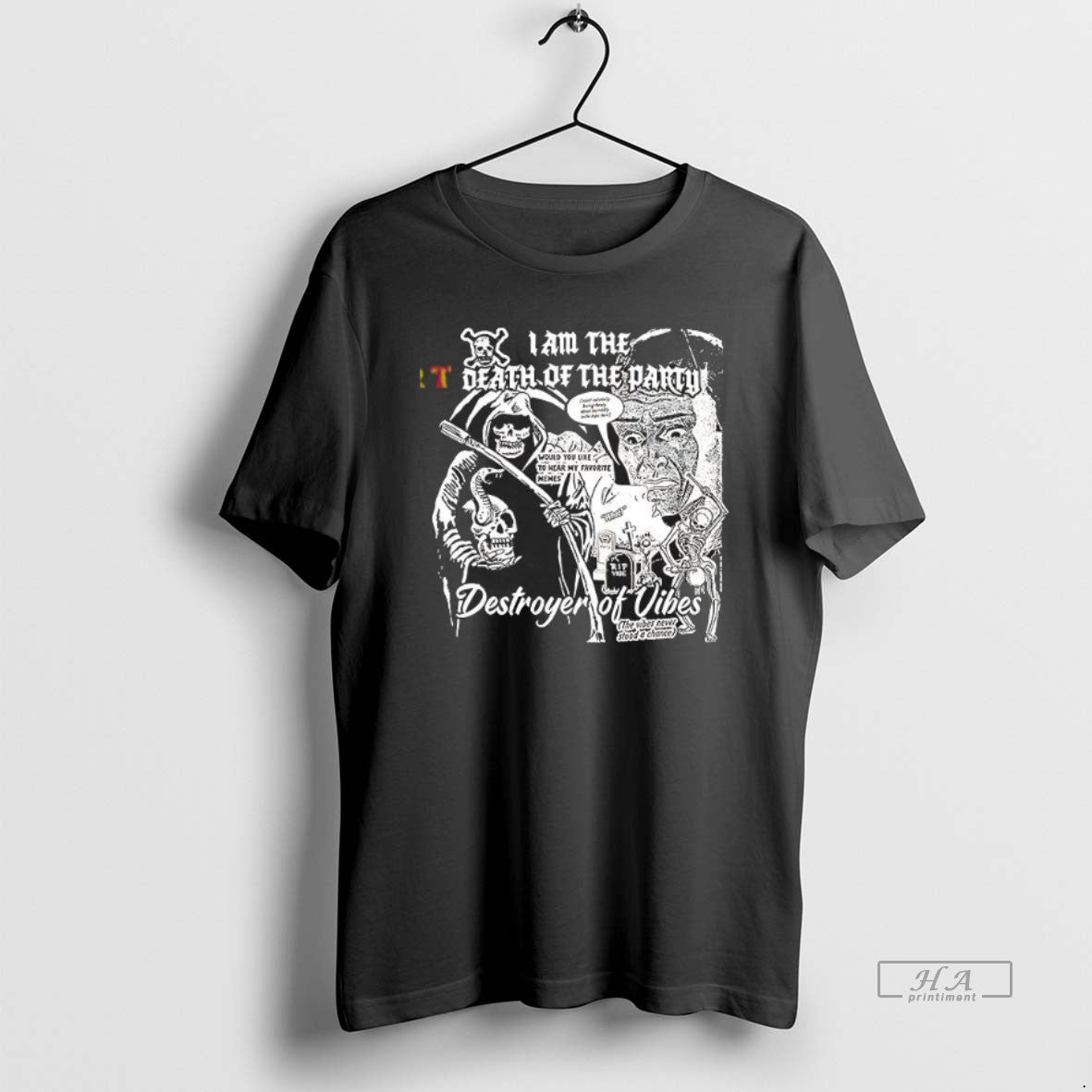 Trendy I Am The Death Of The Party - clothing by TeeHivey.com