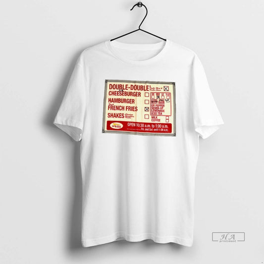 Trendy In N Out Burger Double Double Cheeseburger Hamburger French Fries Shakes - clothing by TeeHivey.com
