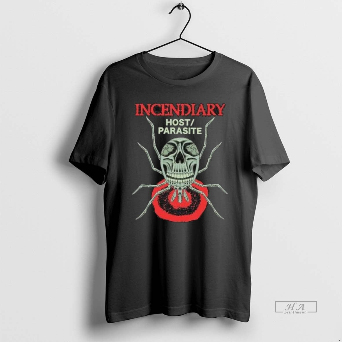Trendy Incendiary Host Parasite Spider Skull Shirts - clothing by TeeHivey.com
