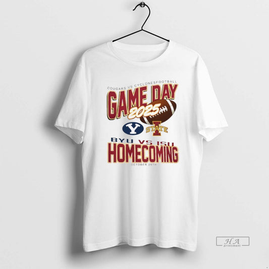 Trendy Iowa State Cyclones Vs Byu Cougars Gameday Homecoming - clothing by TeeHivey.com