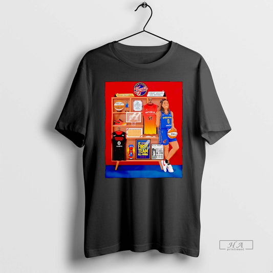 Trendy Kelsey Mitchell Indiana Fever First Team All Wnba 2025 - clothing by TeeHivey.com