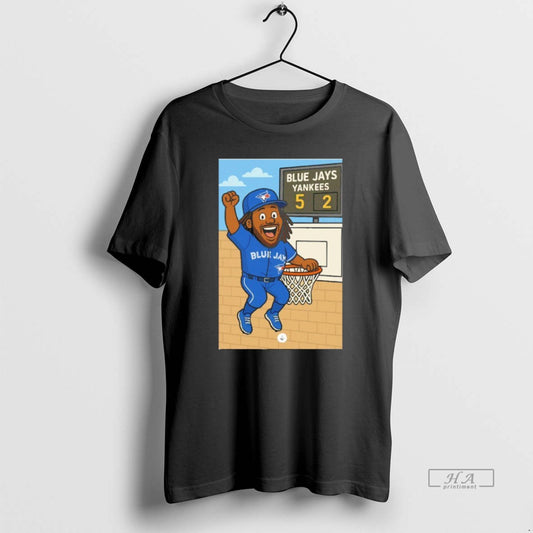 Trendy Kyhsmkey Toronto Blue Jays Beat New York Yankees 5 2 Cartoon Blackshirt - clothing by TeeHivey.com