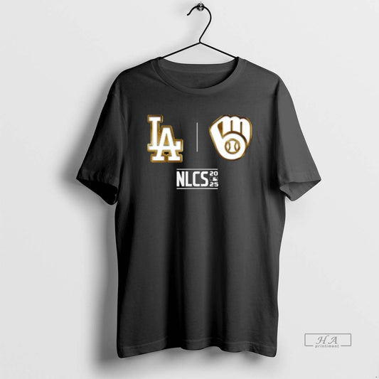 Trendy La Dodgers Vs Brewers 2025 Nlcs Game Logo - clothing by TeeHivey.com