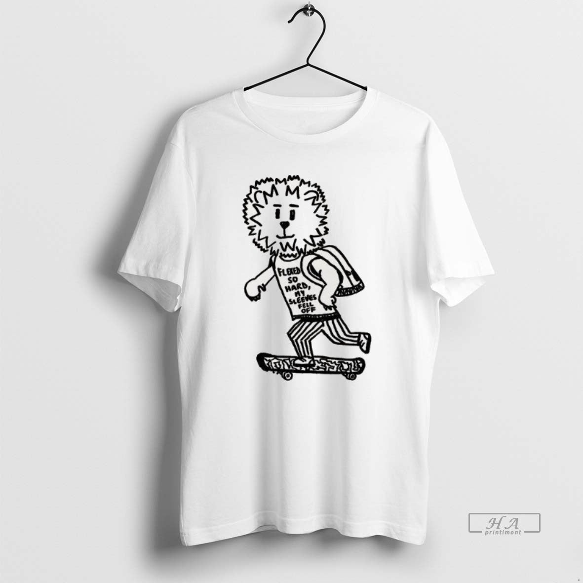 Trendy Leo Zodiac Lion On Skateboard - clothing by TeeHivey.com