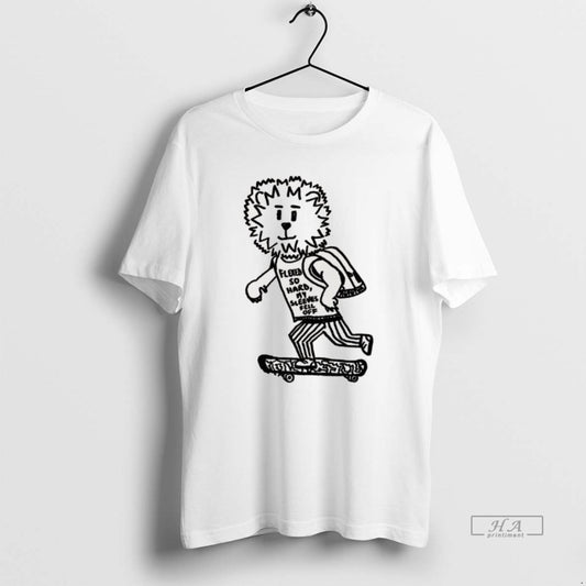 Trendy Leo Zodiac Lion On Skateboard - clothing by TeeHivey.com