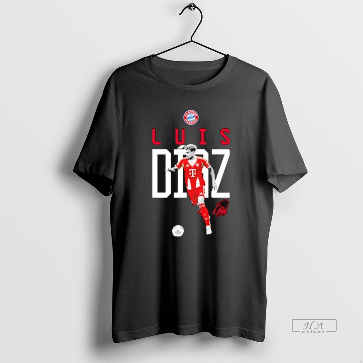 Trendy Luis Diaz Fc Bayern Munich Logo Signature - clothing by TeeHivey.com