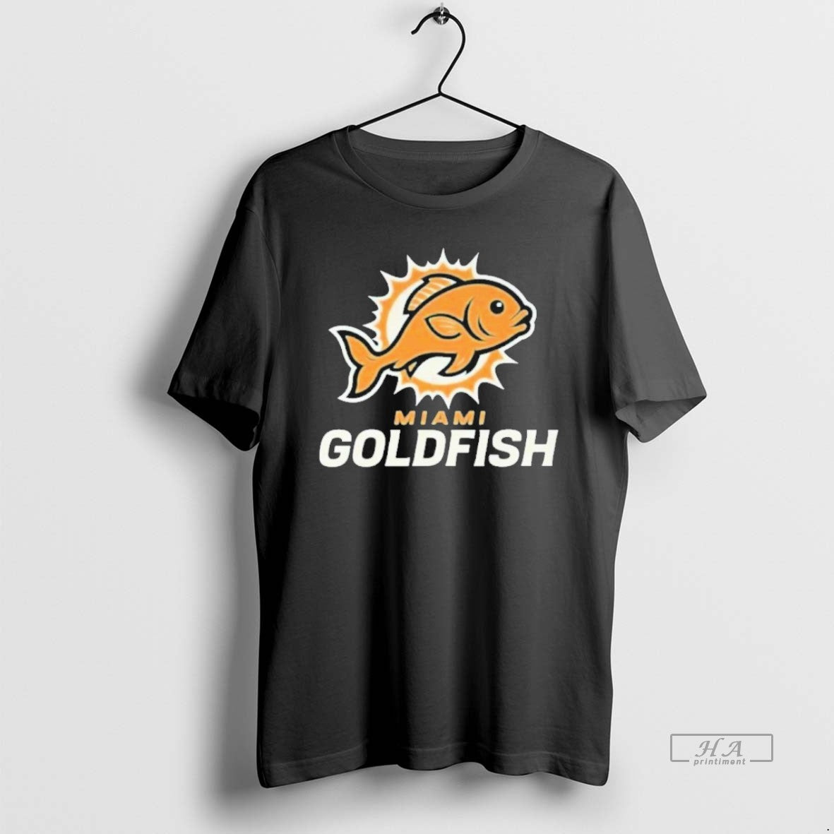 Trendy Miami Gold Fish Logo - clothing by TeeHivey.com
