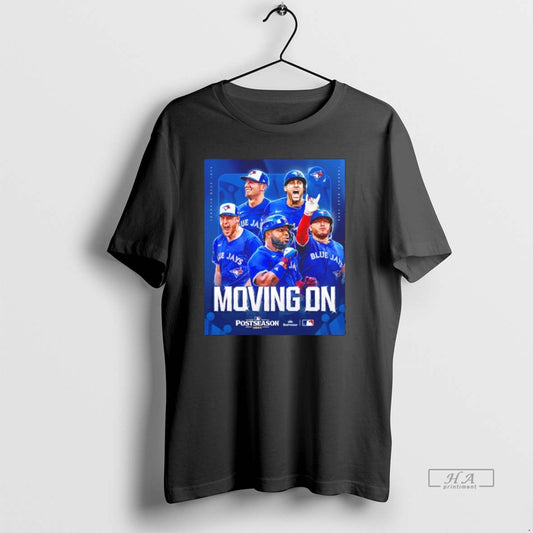 Trendy Moving On Toronto Blue Jays Mlb Postseason 2025 Player Blackshirt - clothing by TeeHivey.com