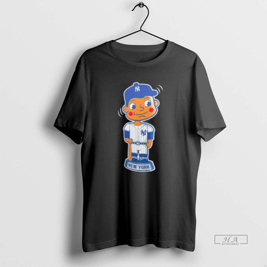 Trendy New York Yankees Pop Fly Cartoon - clothing by TeeHivey.com