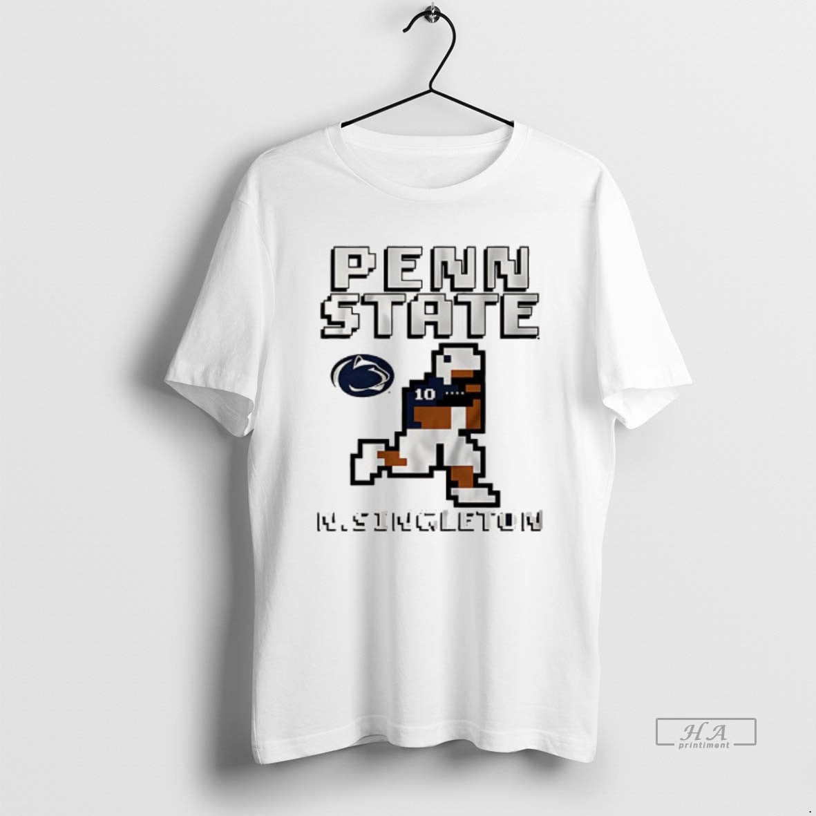Trendy Nick Singleton Penn State Nittany Lions Football Retro Baller 8 Bit Style - clothing by TeeHivey.com
