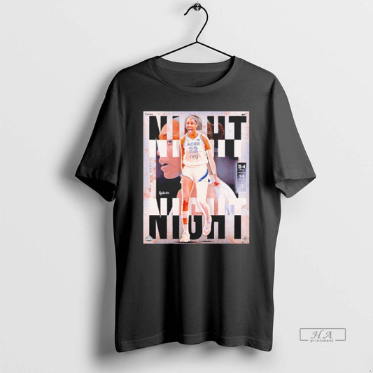 Trendy Night Night From The Goat Aja Wilson Las Vegas Aces Blackshirt - clothing by TeeHivey.com