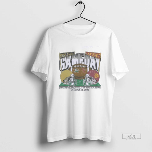 Trendy Notre Dame Vs Usc 2025 Battle For The Jeweled Shillelagh - clothing by TeeHivey.com