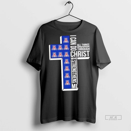 Trendy Official I Can Do All Things Through Christ Who Strengthens Me Arizona Wildcats Football - clothing by TeeHivey.com